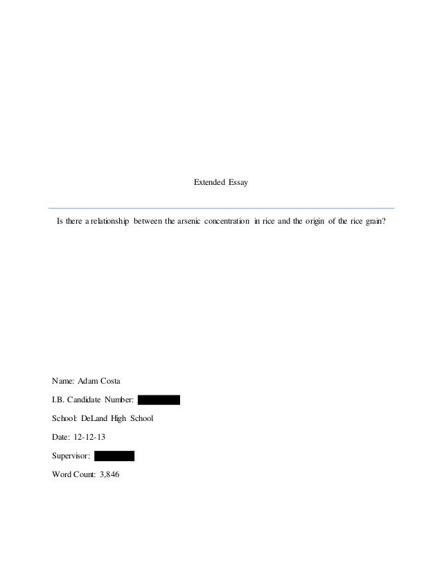EE Research Questions - Class of 2018